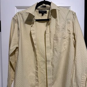 Banana Republic Yellow Oxford shirt - Untucked Fit, Size M